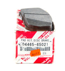 TOYOTA BRAKE PADS FRONT GENUINE 04465-65021