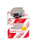 TOYOTA BRAKE PADS FRONT GENUINE 04465-0K420