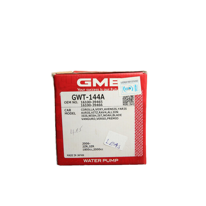 WATER PUMP REPLACEMENT GWT-144A