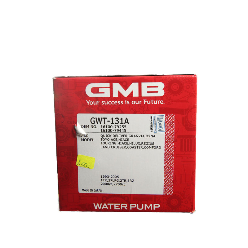 WATER PUMP REPLACEMENT GWT-131A