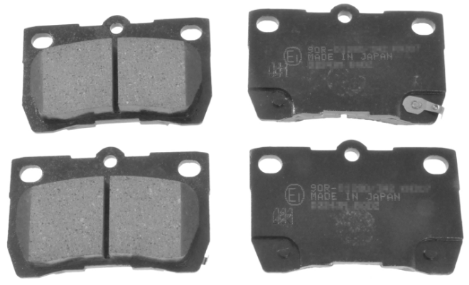 TOYOTA BRAKE PADS REAR REPLACEMENT D2243